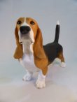 画像1: 英国 ノースライト社製　バセット犬　置物 (1)