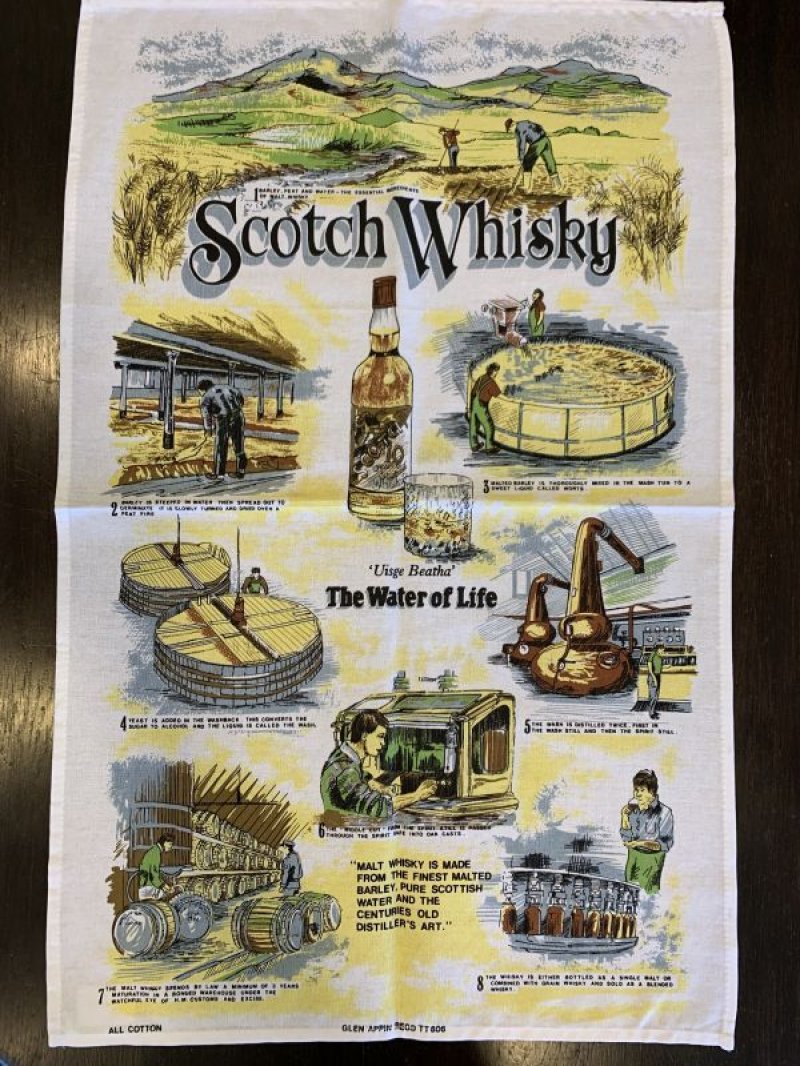 画像1: ティータオル　Scotch Wiskey (1)